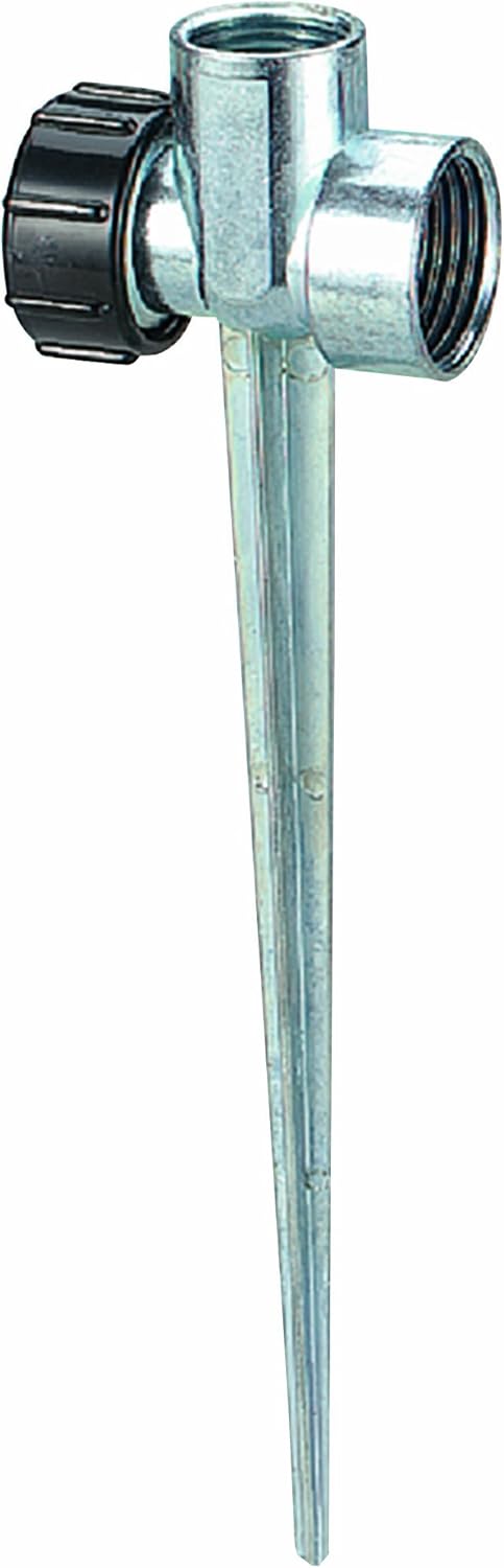 Orbit 58034N – Juego de 10 bases de metal para rociadores de césped de 12 pulgada, 58034N