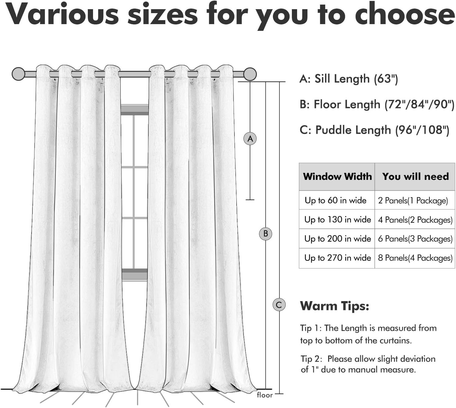 MIULEE – Cortinas opacas de terciopelo, térmicas e insonorizadas, con ojales, elegantes, para decoración de otoño, para sala de estar y dormitorio,