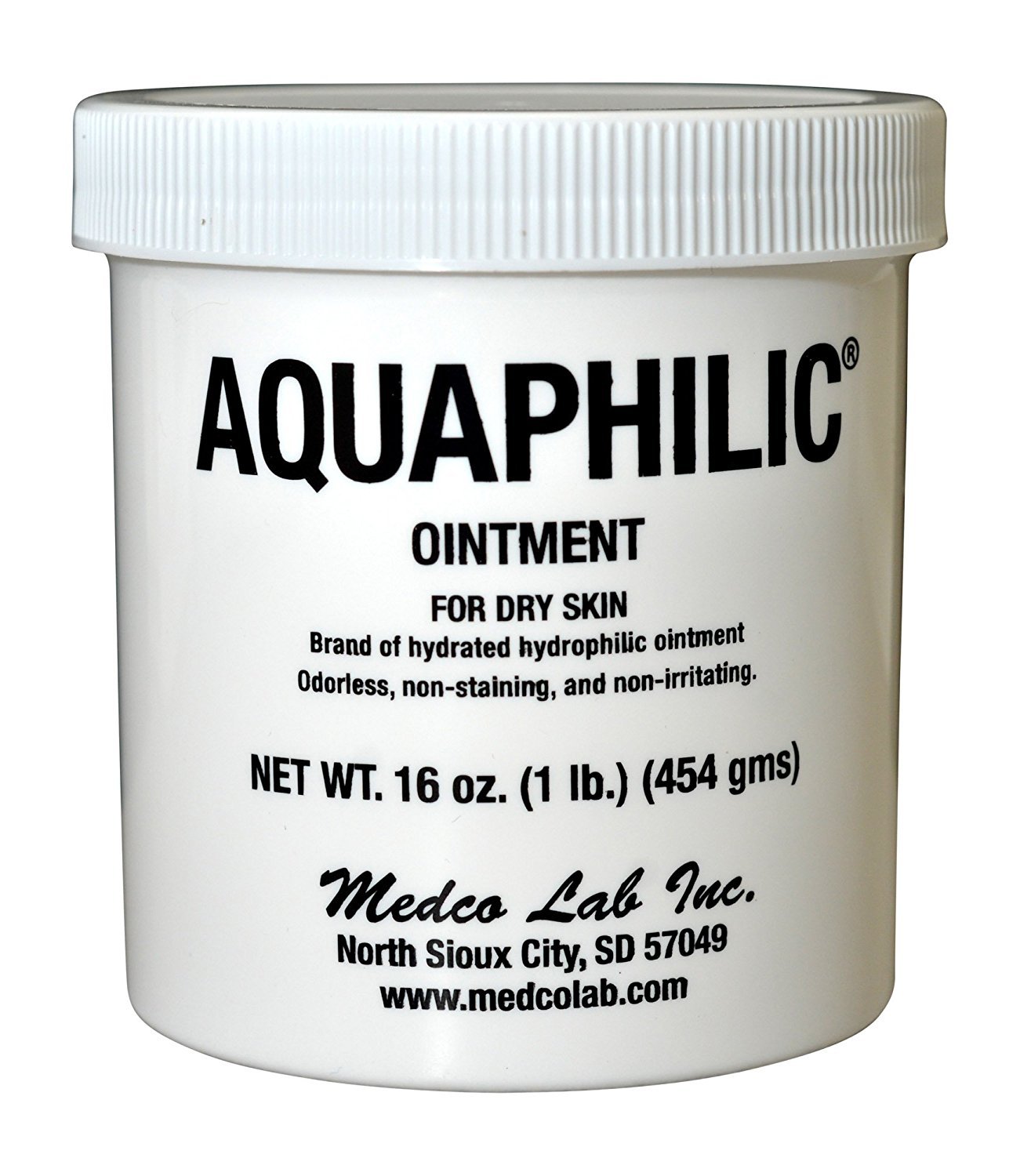 Aquaphilic Ungüento curativo para piel seca, crema para talón agrietado no irritante y loción de manos (16 onzas)