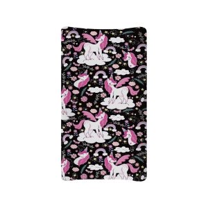 Zanxiantu Funda para cambiador de unicornio para bebé, cómoda funda de cambiador de pañales, fundas suaves y transpirables para cambiador, cubierta Zanxiantu Funda para cambiador de unicornio para bebé, cómoda funda de cambiador de pañales, fundas suaves y transpirables para cambiador, cubierta