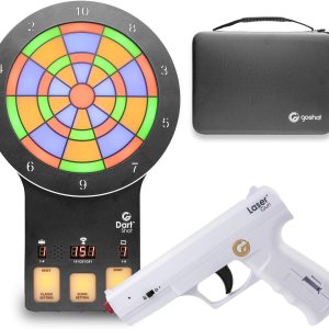 GoShot Sistema de entrenamiento de tiro láser objetivo de entrenamiento DartShot con pantalla de punto de impacto y juegos cronometrados – Práctica GoShot Sistema de entrenamiento de tiro láser objetivo de entrenamiento DartShot con pantalla de punto de impacto y juegos cronometrados – Práctica
