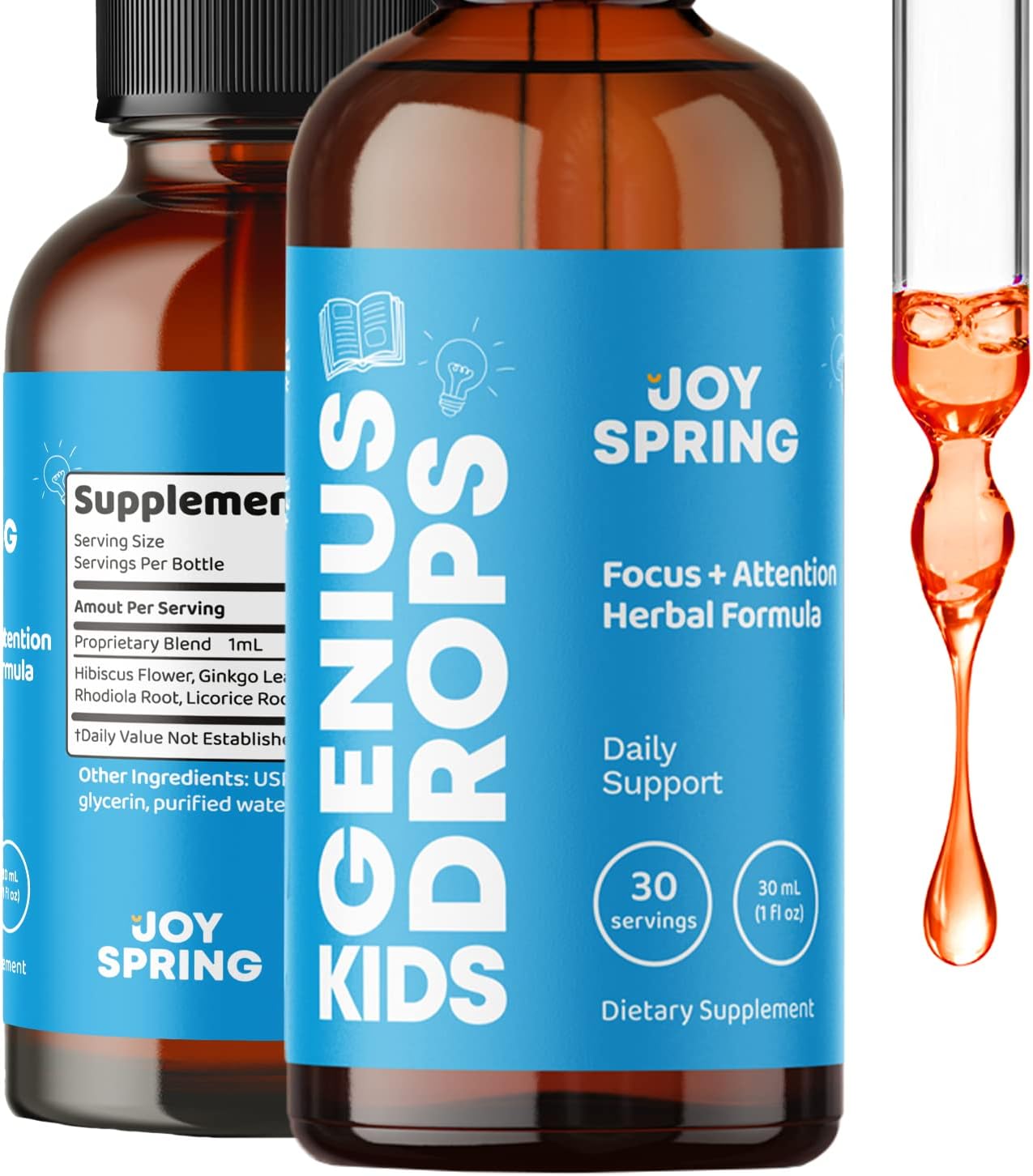 JoySpring La vitamina D3 K2 para niños puede apoyar el sistema inmunológico saludable  Vitamina D para niños, melatonina líquida para apoyar el