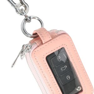 Zlirfy Funda para llave de automóvil, soporte para llave de automóvil, funda de cuero para llavero de automóvil, accesorio para automóvil, protector Zlirfy Funda para llave de automóvil, soporte para llave de automóvil, funda de cuero para llavero de automóvil, accesorio para automóvil, protector