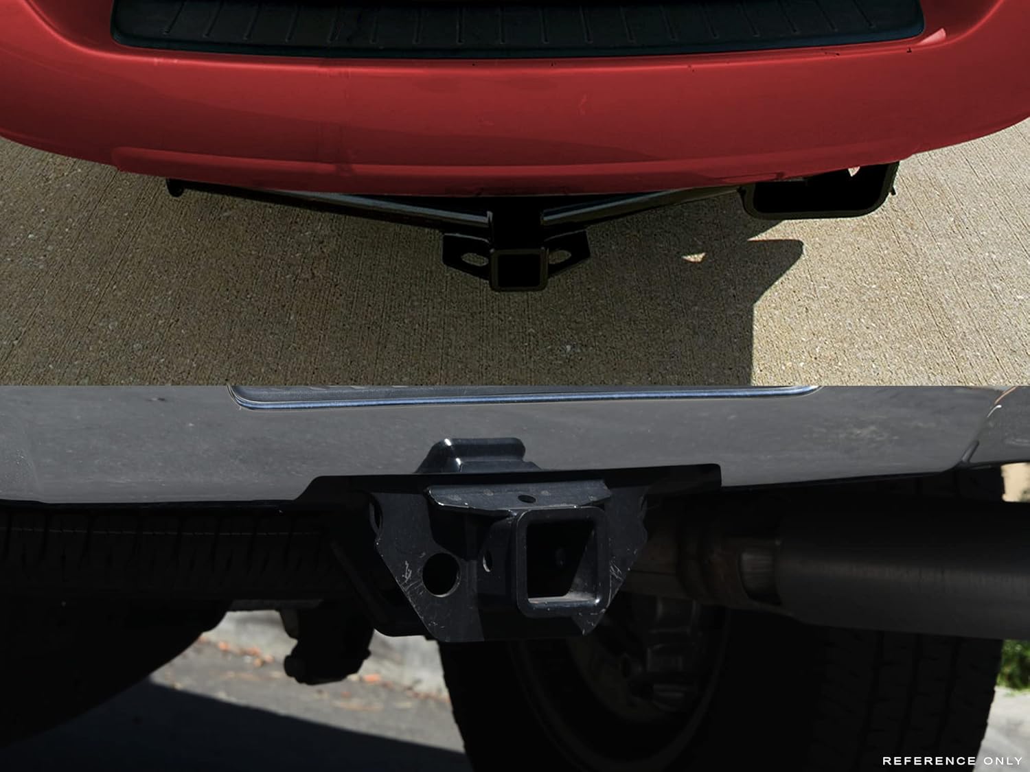 Armordillo 7163928 Enganche de remolque clase 3 con tubo receptor de 2 pulgadas, color negro para Toyota Sienna 2004-2020