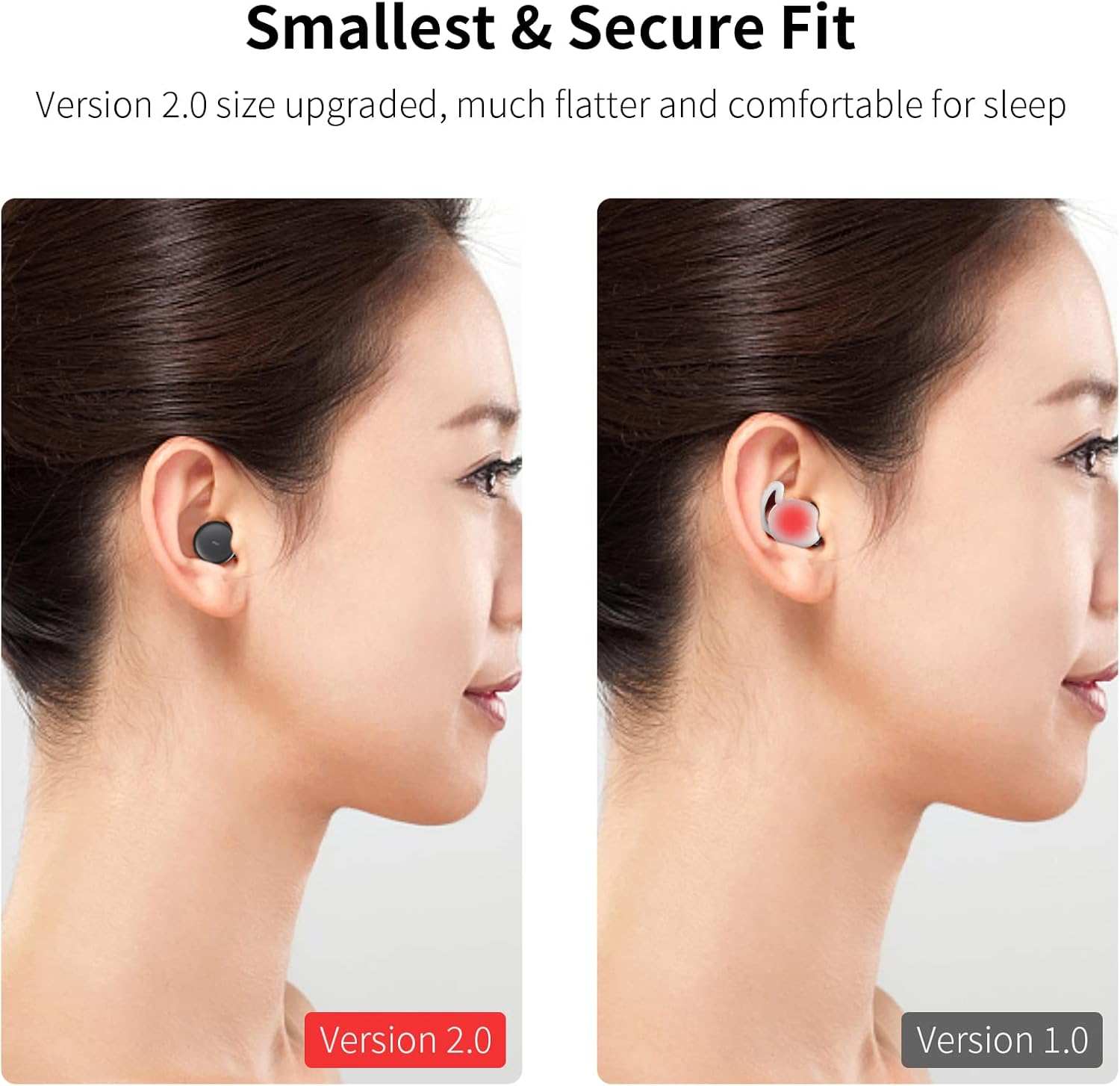 Auriculares para dormir con micrófono TWS Bluetooth para dormir, IPX6, impermeables, bloquean el ruido, ligeros, cómodos y pequeños auriculares