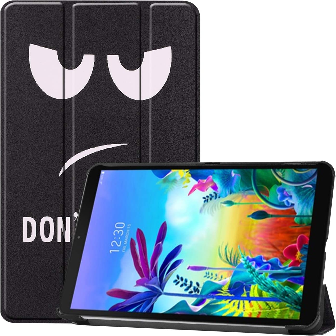 Ratesell – Funda inteligente para LG G Pad 5 10.1, ligera, con soporte triple plegable para LG G Pad 5 de 10.1 pulgadas, versión 2019, modelos