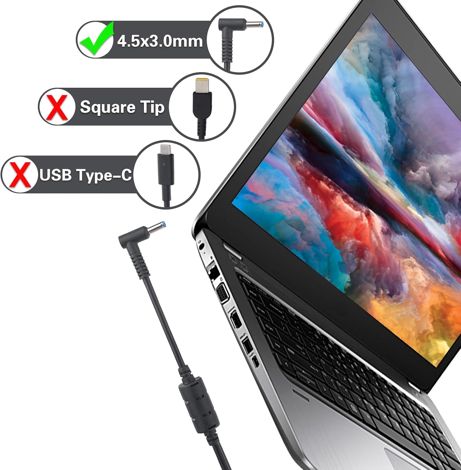 Cargador de portátil de 150 W, 19.5 V, 7.7 A, para HP ZBook 15 G3 G4 G5 15 G6 OMEN 15 17 Gaming Pavilion 17 15 14 ADP-150XB B A150A05AL Adaptador de