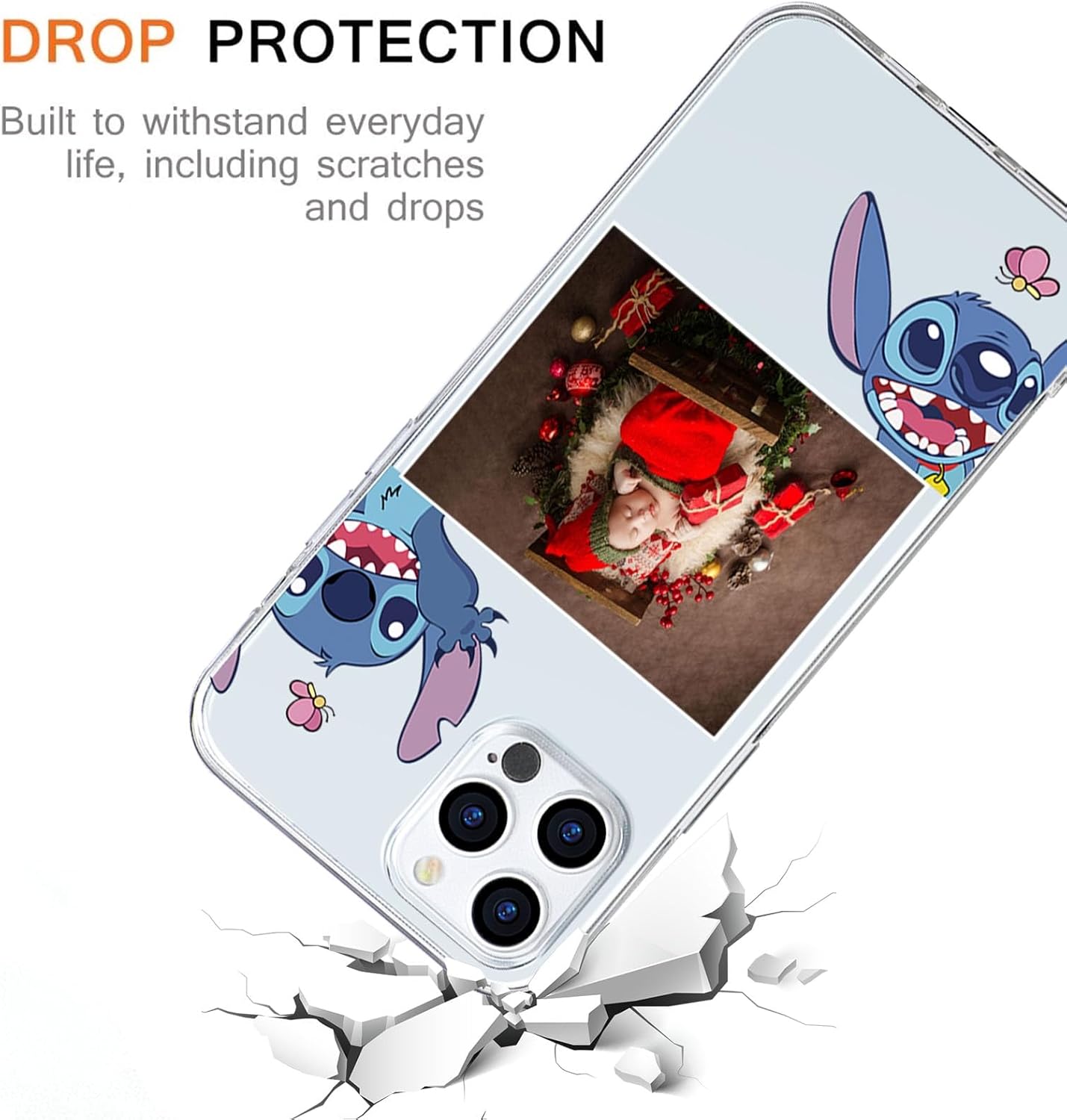nurkorki Funda transparente personalizada para iPhone XR de 6.1 pulgadas, bonita funda de silicona con foto de dibujos animados de anime, regalo