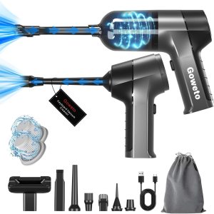 Aspirador de computadora – Motor potente – Plumero de aire eléctrico – Aire comprimido para teclado y coche Aspirador de computadora – Motor potente – Plumero de aire eléctrico – Aire comprimido para teclado y coche