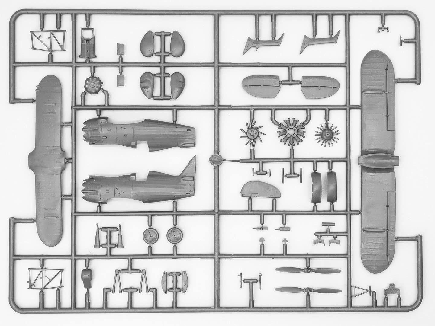 ICM Modelos I-15 Kit de construcción de caza biplano soviético