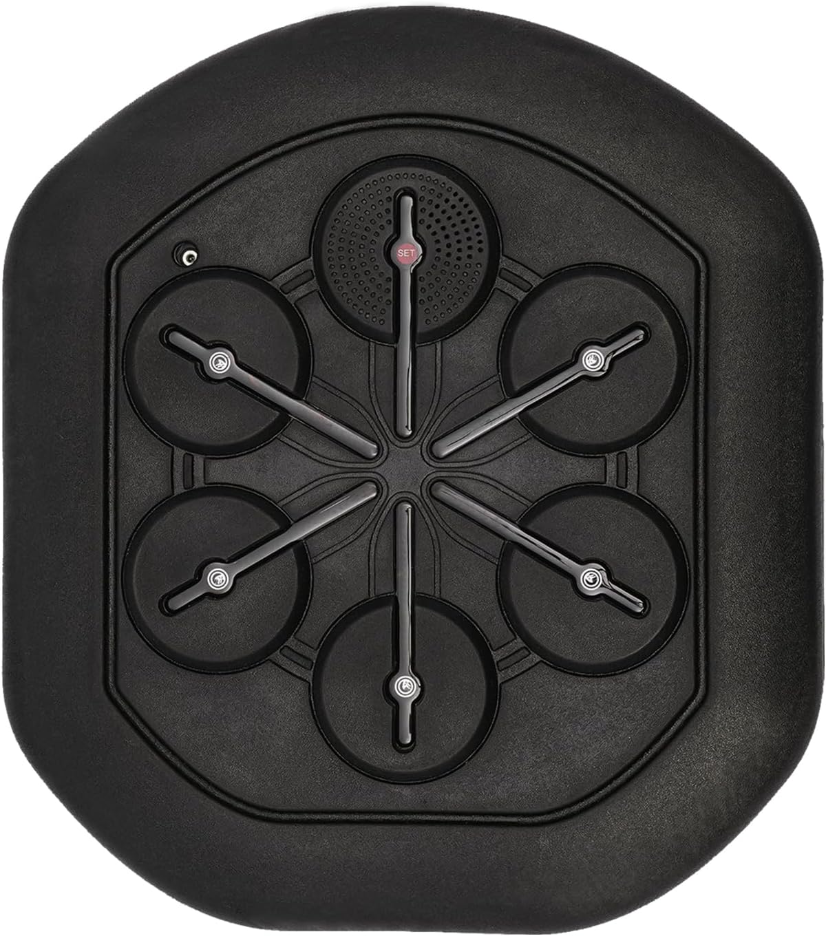 Máquina de boxeo de música, máquina de entrenamiento de boxeo de luz LED montada en la pared, conexión Bluetooth+cable de carga USB+1 par de
