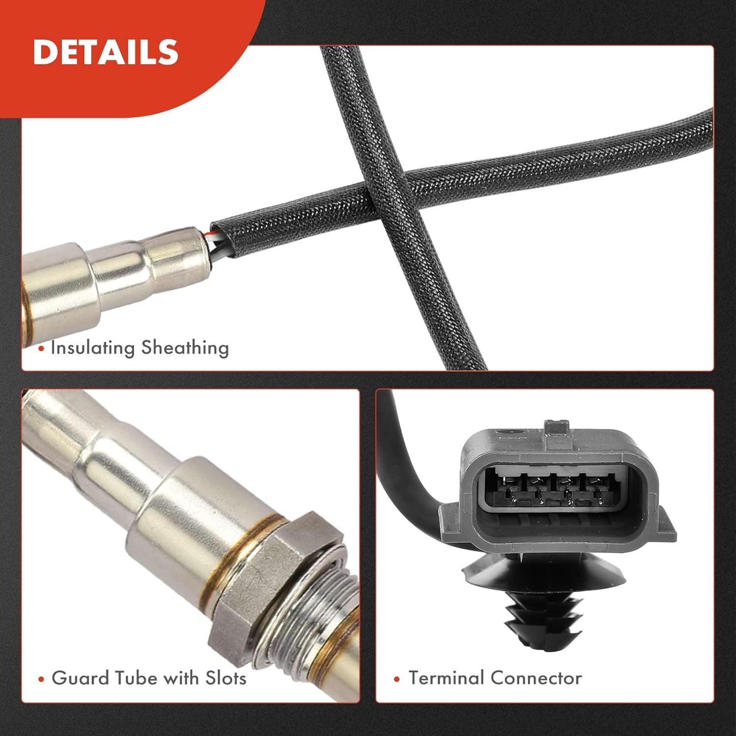 A-Premium Sensor de oxígeno O2 compatible con Nissan Altima 2015, Rogue 2017-2019, Sentra 2017-2019, Murano 2015-2019, Pathfinder 2015-2020, Maxima