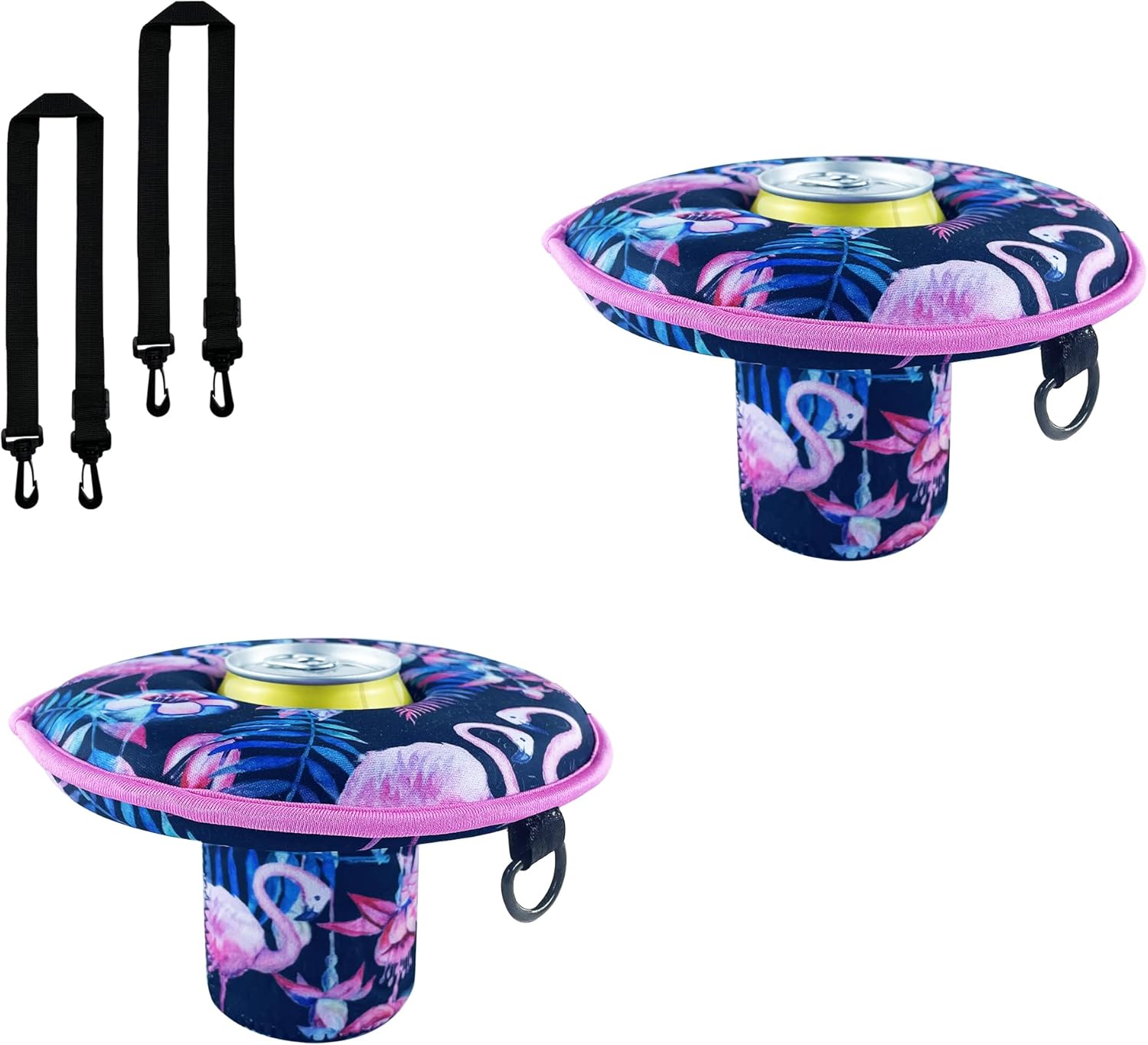 Bexbchh Soporte flotante para bebidas de neopreno para piscina, posavasos flotantes, portavasos de piscina para bebidas, flotadores para bebidas de