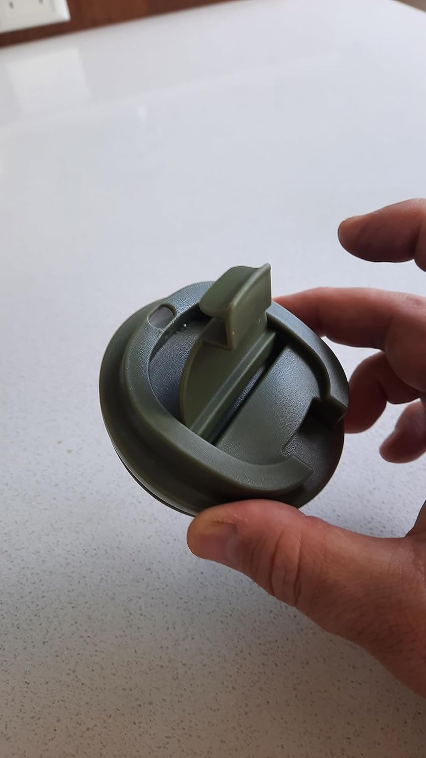 Lugon Taza de café de acero inoxidable de doble pared aislada al vacío de 12 onzas con tapa a prueba de derrames, taza de viaje para el trabajo,