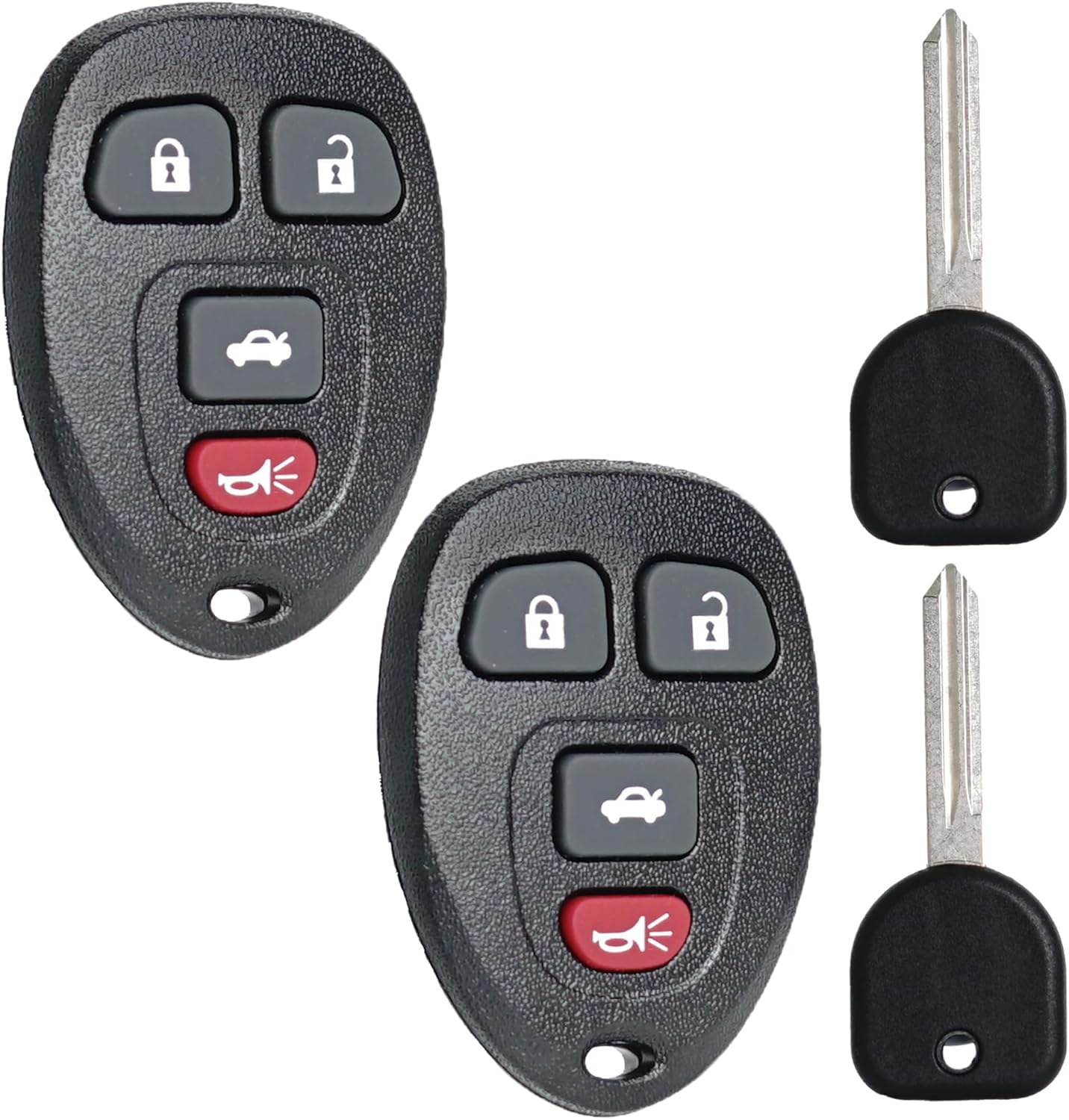 Llavero de encendido con transpondedor de entrada sin llave, compatible con Chevy Malibu 2004-2012Chevrolet Cobalt 2006-2010HHR 2008-2011Pontiac G6