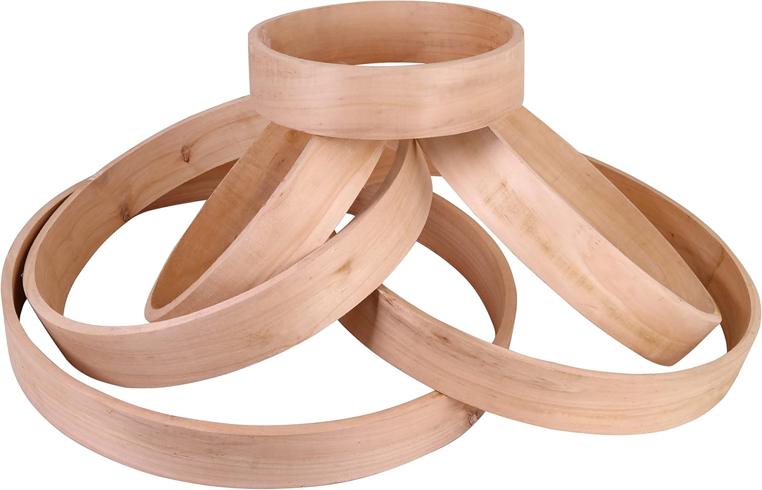 Anillos de marco de madera de cedro nativo chamánico chamánico (20 pulgadas)