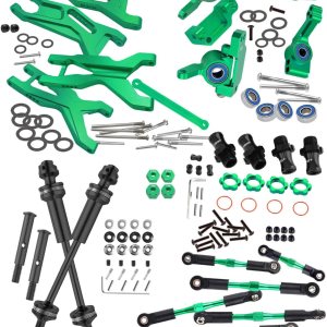 Pieza de actualizaciones para 110 Slash 2WD, ejes CVD del eje de transmisión, brazo de suspensión delantero trasero de aleación, bloque de rueda, Pieza de actualizaciones para 110 Slash 2WD, ejes CVD del eje de transmisión, brazo de suspensión delantero trasero de aleación, bloque de rueda,