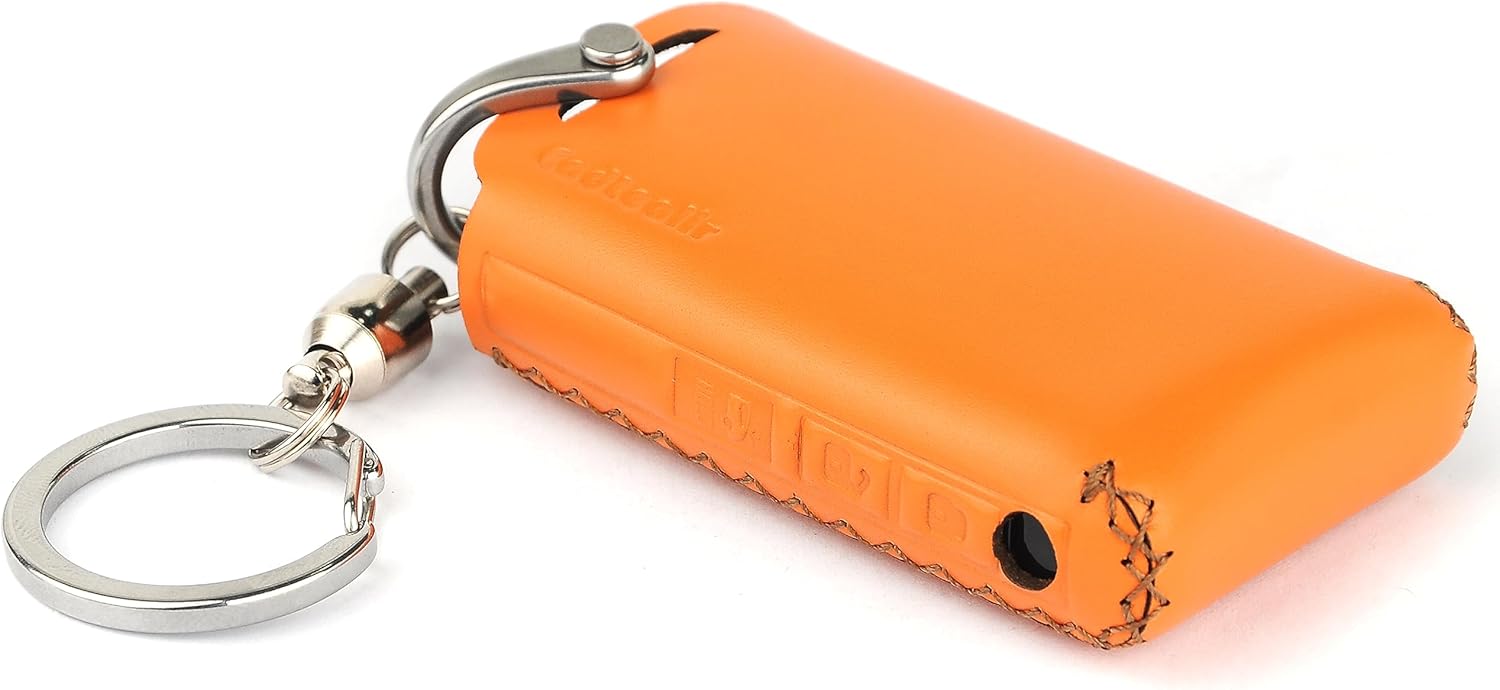Cadtealir Funda de piel de vaca italiana para llavero compatible con Mazda CX-5, CX-50, CX-3, CX-30, CX-9, CX-90