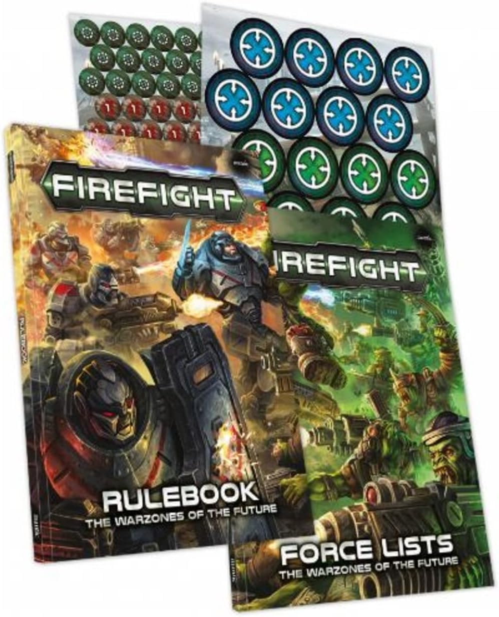 Mantic Firefight – Juegos combinados de libros y contadores