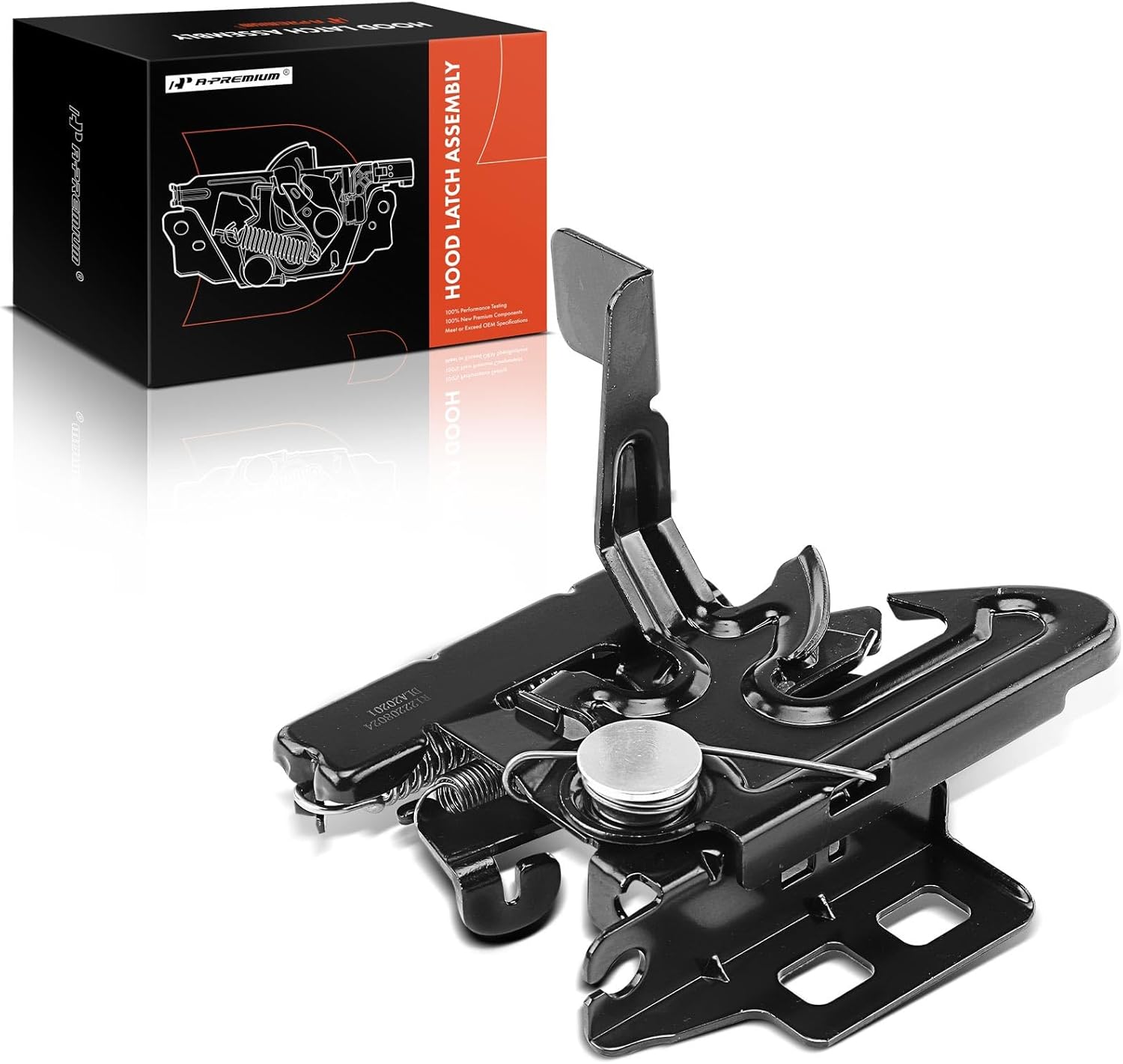A-Premium Ensamblaje de pestillo de capó 15706108 15756432 compatible con Chevy Chevrolet Silverado Suburban Tahoe y GMC Sierra Yukon y Oldsmobile