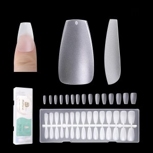 Puntas de gel para uñas suaves, 15 tamaños, 300 piezas preformadas totalmente mate, no necesita limar, extensiones de uñas fáciles de remojar, uñas Puntas de gel para uñas suaves, 15 tamaños, 300 piezas preformadas totalmente mate, no necesita limar, extensiones de uñas fáciles de remojar, uñas