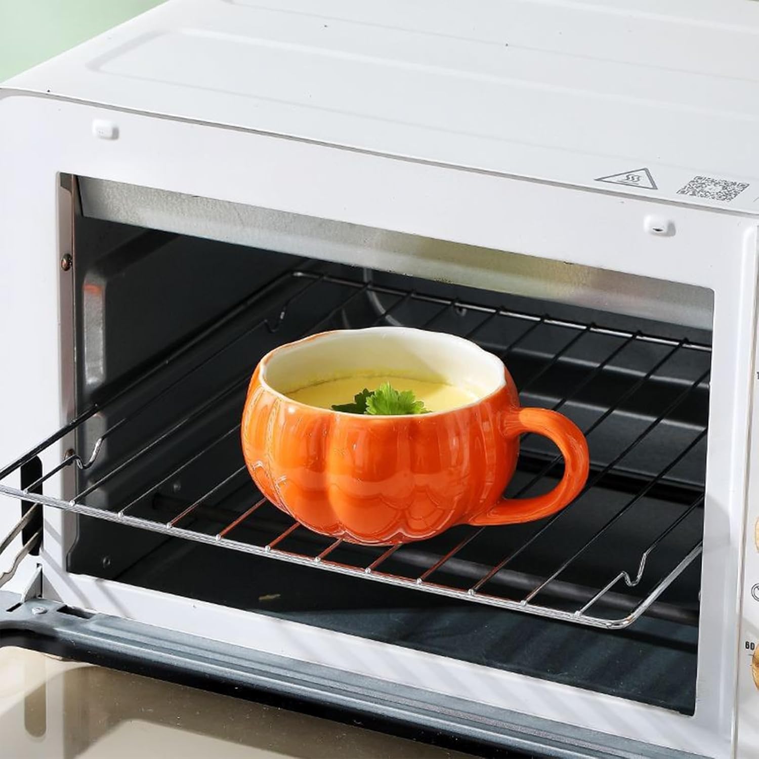 Taza de café y tazas de té de cerámica de calabaza, tazas divertidas con forma de calabaza de Halloween, tazas de otoño con temática de cosecha de