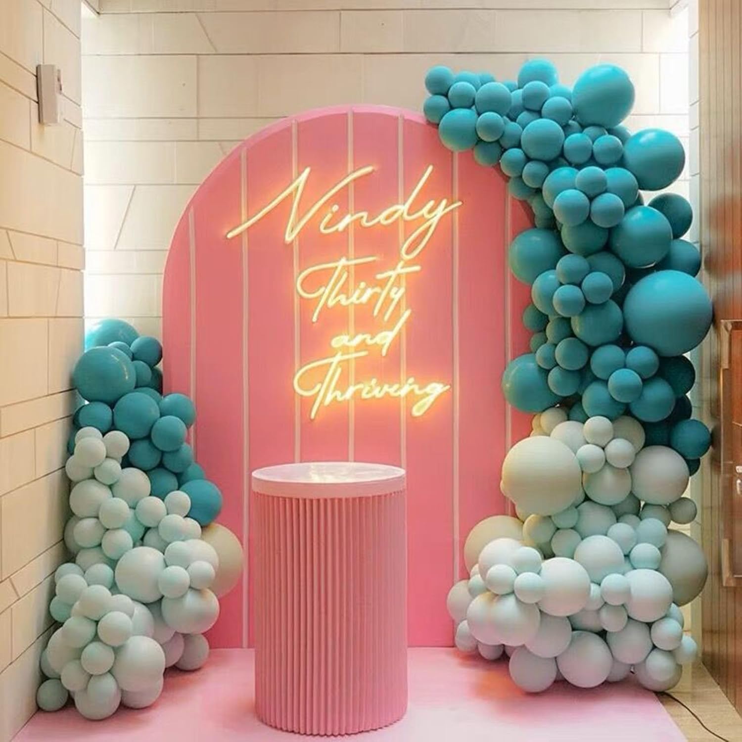 Paquete de 30 globos de 12 pulgadas, kit de arco de guirnalda de globos cromados metálicos para graduación, cumpleaños, boda, fiesta