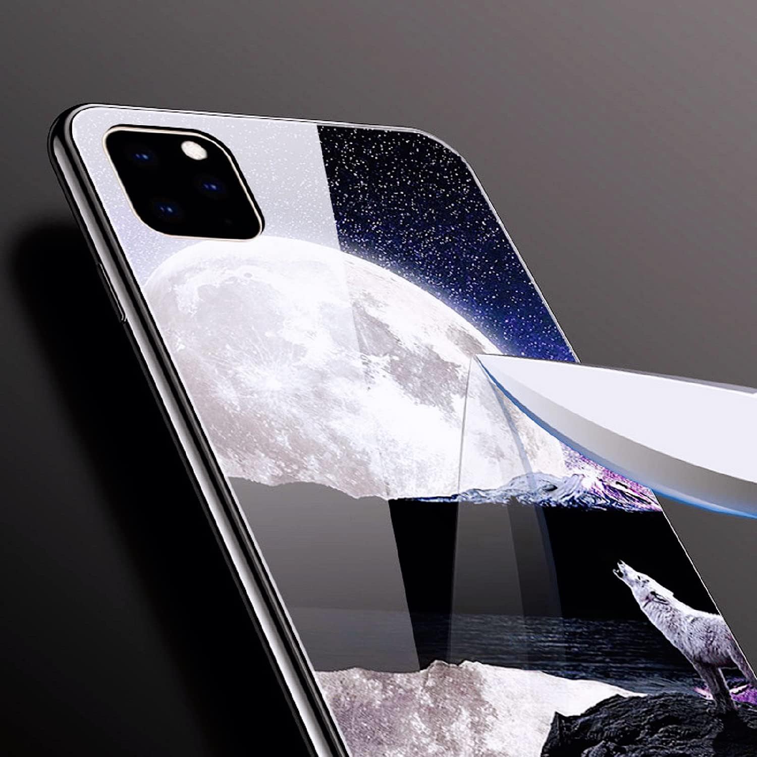 Funda de vidrio templado con foto personalizada para OPPO R17 Find X2 X3 F17 F9 A72 Reno 8 7 6 Realme 8 Pro, personaliza la imagen 9H parte trasera