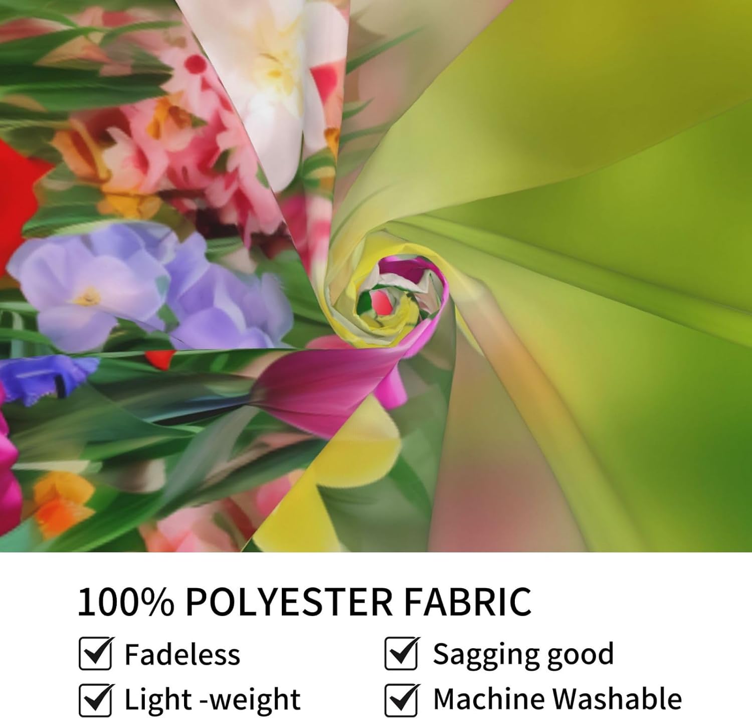 Nameapo Tapiz de verano con flores de primavera para dormitorio, tapiz colgante de pared para sala de estar, dormitorio, manta para decoración del