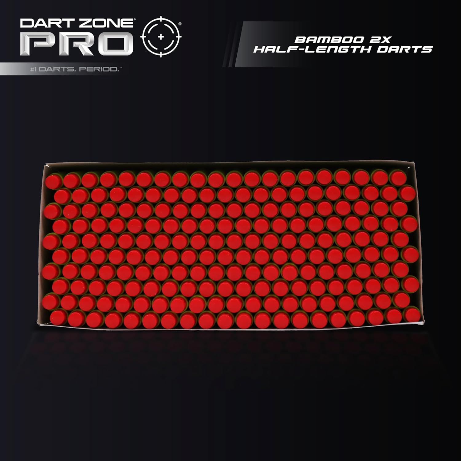 Dart Zone Pro-Series Bamboo 2X – Recambio de dardos de espuma de media longitud