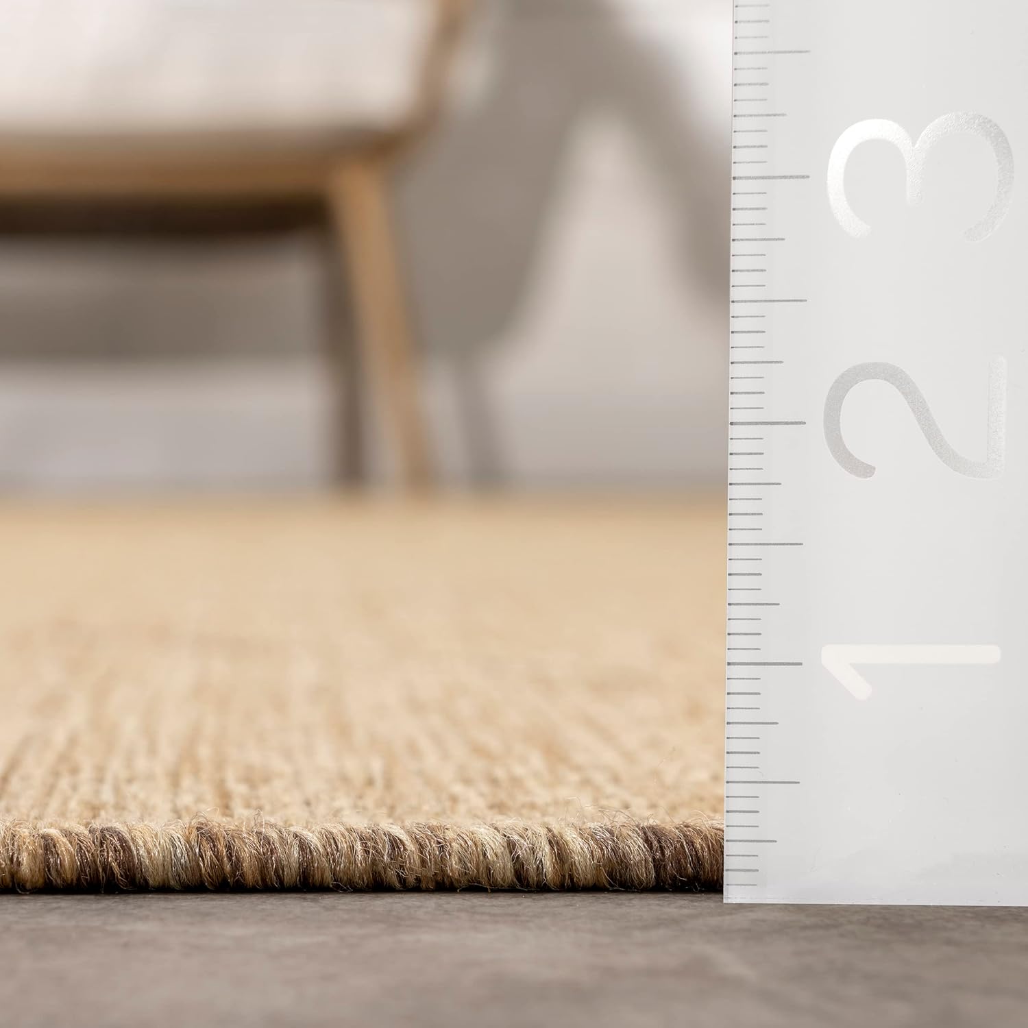 nuLOOM Jae – Alfombra marroquí para interiores y exteriores, 2 x 8 pies, color natural