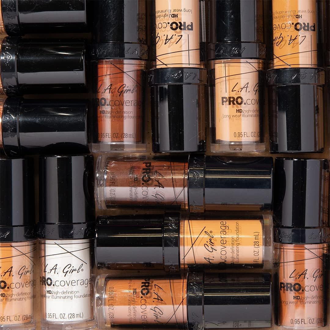 Base de maquillaje líquida L.A. Girl Pro Coverage, Coffee