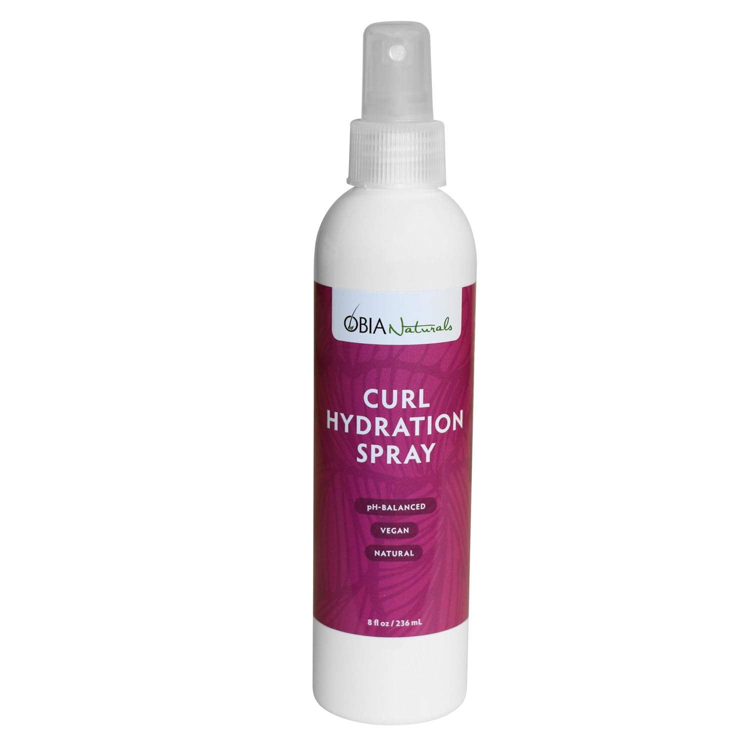 OBIA Naturals Spray de hidratación para rizos  Hidratante refrescante, hidratante y nutritivo para cabello seco y rizos, 8 onzas.