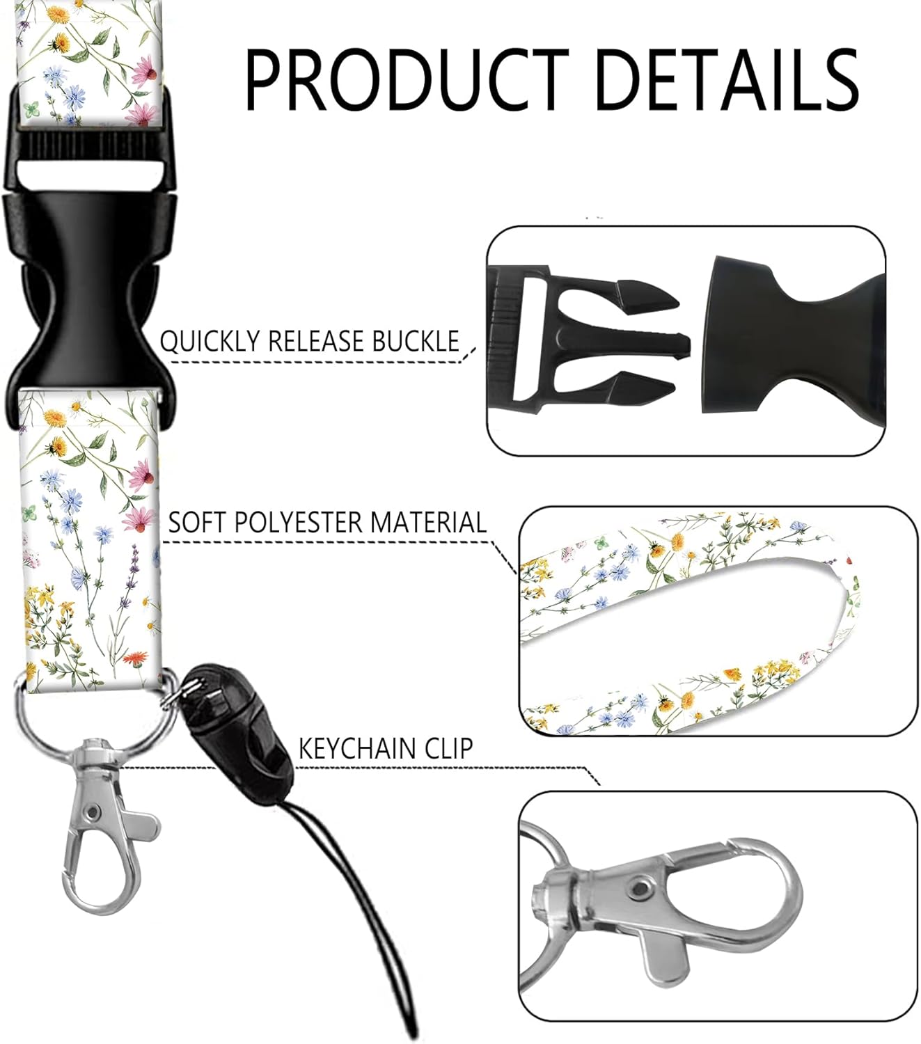Soporte para tarjetas de identificación con cordón, portatarjetas de identificación a la moda con cordones retráctiles, clip de metal de fibra