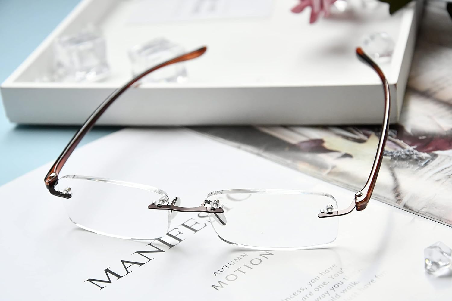 Lentes para leer pequeños sin montura. Para hombre-mujer. Eyekepper Readers, 1