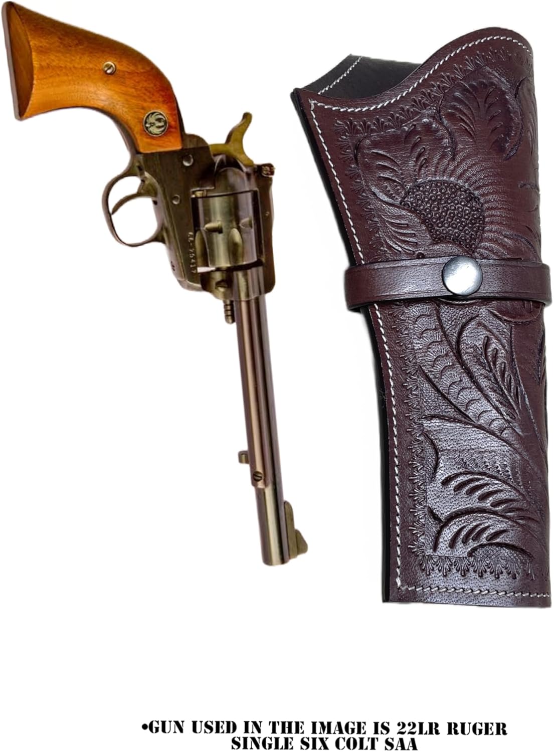 Funda para pistola vaquera con herramientas para revólveres de barril de 4 a 8 pulgadas, funda para pistola occidental, funda de extracción cruzada