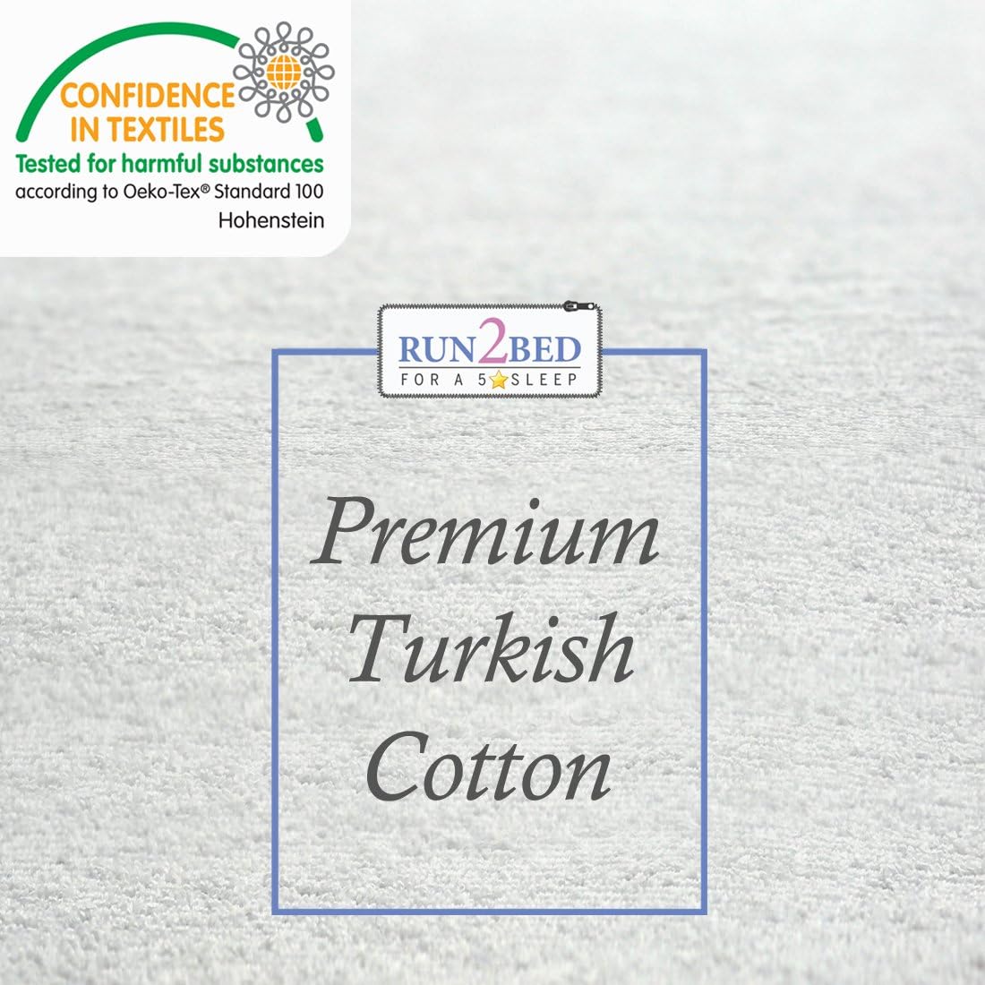 Luxury RV Bunk Waterproof Mattress Protector – Narrow Twin Cot Size 100% Natural Cotton Soft Cover (30 x 75)
