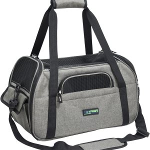 JESPET Transportín para perros pequeños, gatos, cachorros, transportín plegable aprobado por aerolíneas para gatos y perros, bolso de viaje y para JESPET Transportín para perros pequeños, gatos, cachorros, transportín plegable aprobado por aerolíneas para gatos y perros, bolso de viaje y para