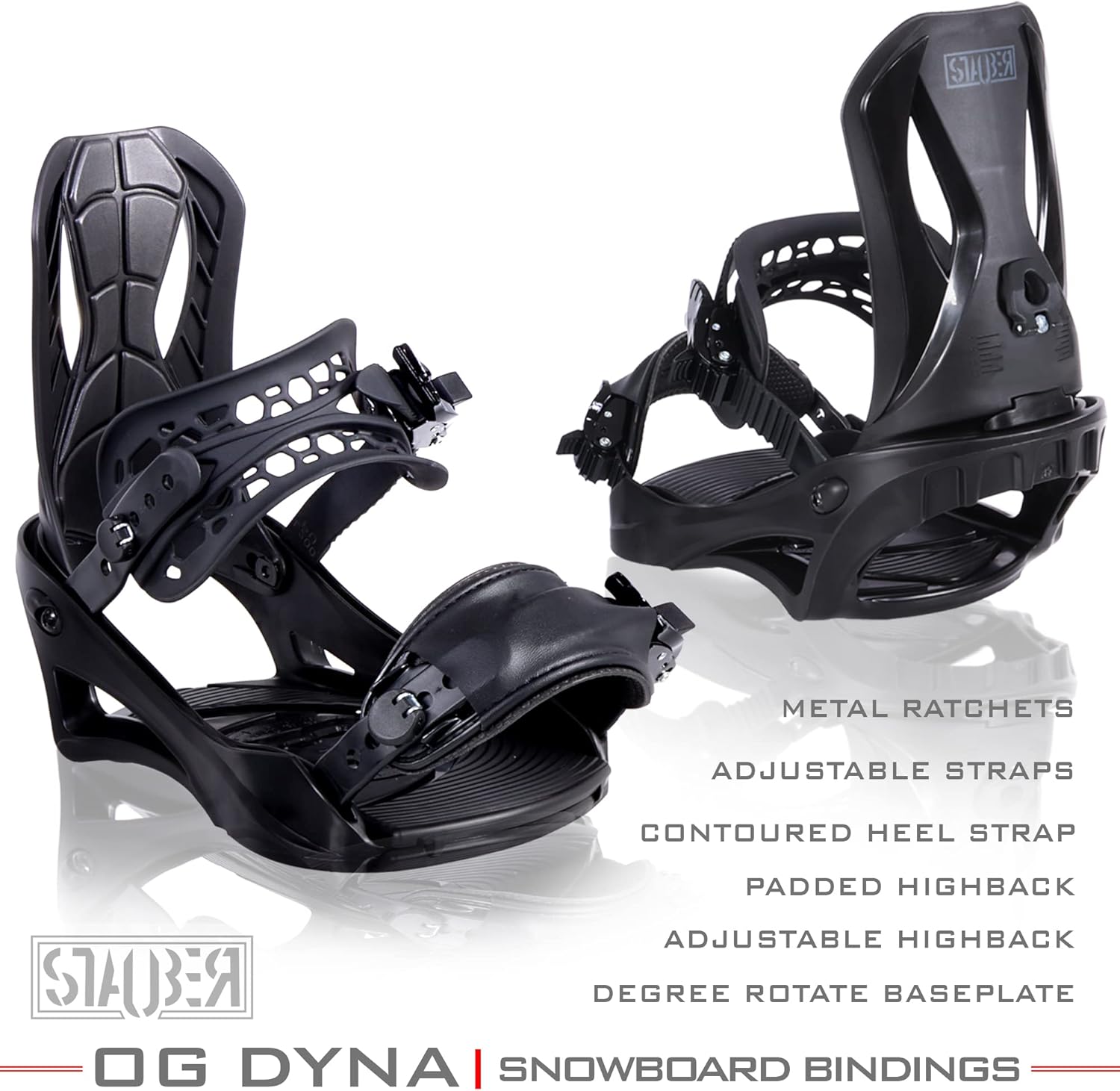 STAUBER Summit Snowboard & Binding Tamaño del paquete 128, 133, 138, 143, 148,153,158,161  Las mejores fijaciones para snowboard y fijaciones todo