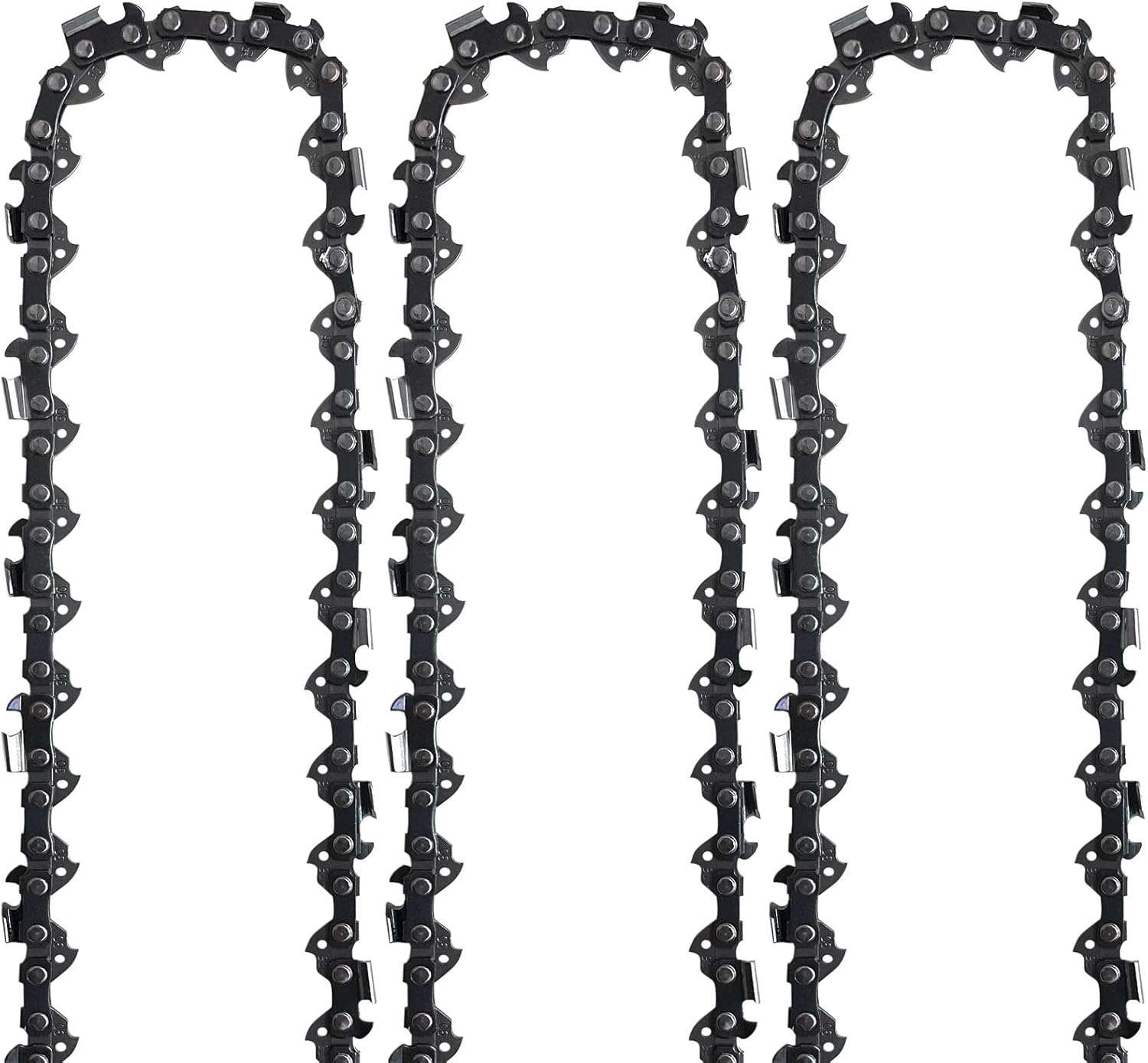 3 cadenas de motosierra de 10 pulgadas, cadena de repuesto para motosierra inalámbrica Black & Decker LCS1020 LCS1020B 20V Max, cadena de 10