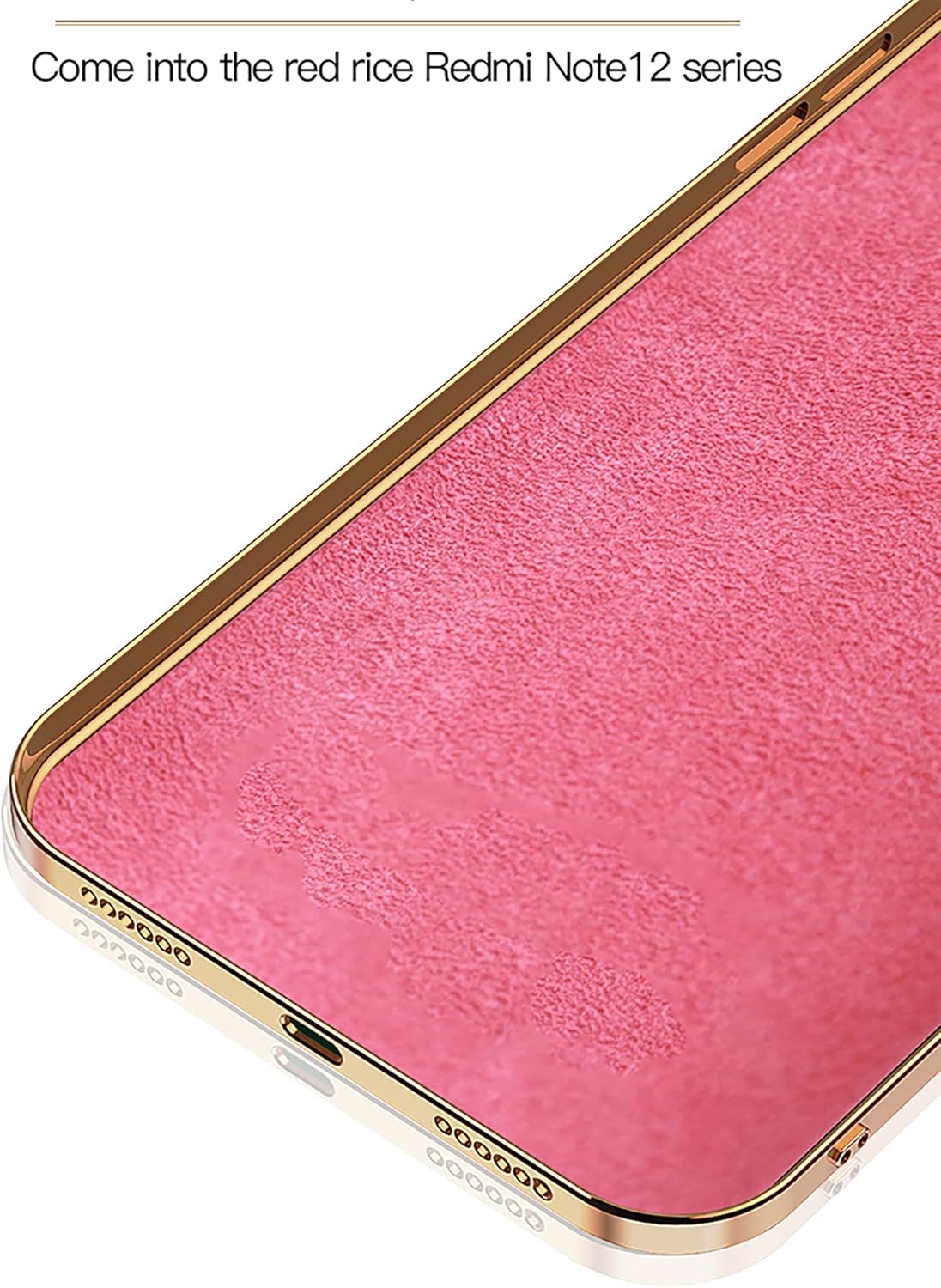 Redmi Note 12 Pro Funda con soporte de 360  Soporte magnético para automóvil tecnología de galvanoplastia Funda de protección delgada compatible con