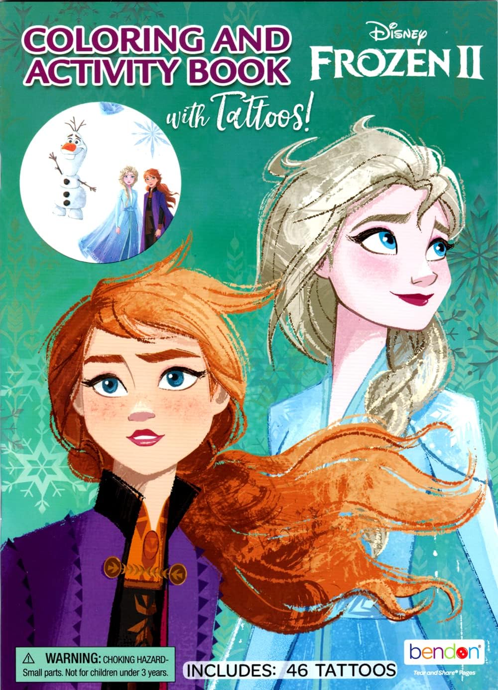 Disney Frozen 2 – Juego de actividades de libro para colorear con calcomanías e imaginación