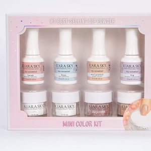 Kiara Sky Mini kit de inicio de inmersión de color, manicura en polvo fácil de usar Kiara Sky Mini kit de inicio de inmersión de color, manicura en polvo fácil de usar