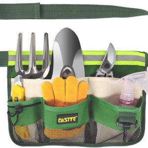 Fasite 7-Pocket Cinturón de herramientas para jardinería (bolsas de tipo riñonera con bolsillos colgantes) Fasite 7-Pocket Cinturón de herramientas para jardinería (bolsas de tipo riñonera con bolsillos colgantes)