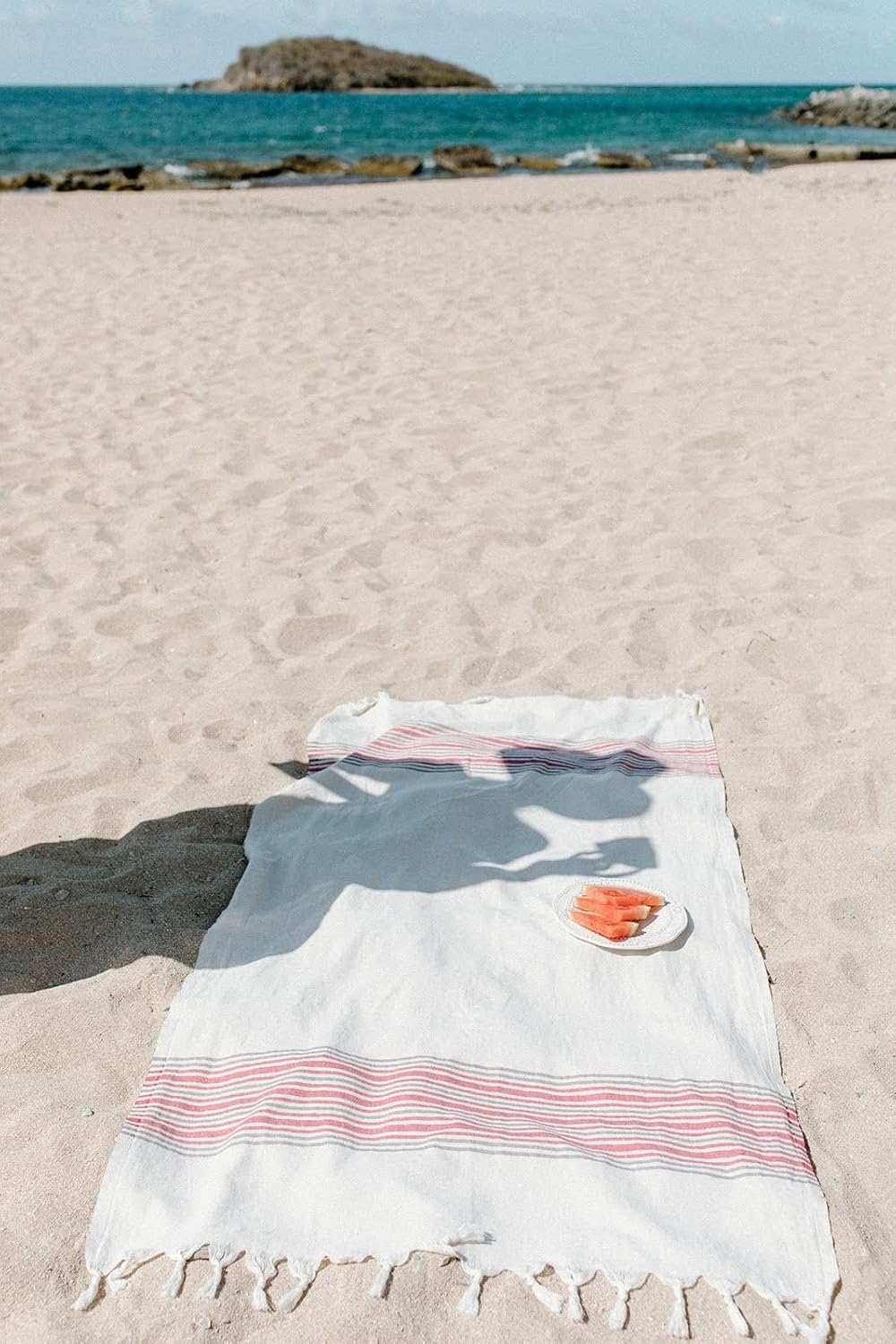 Raahoi Linen Blend – Toalla de playa turca de mezcla de lino, de secado rápido, suave y absorbente, toallas de playa de lino de alta calidad para