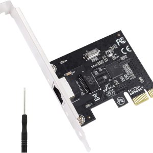GINTOOYUN Gigabit Ethernet PCI Express, 1 puerto PCIE Gigabit Nic PCI-E tarjeta de red 101001000Mbps RJ45 VLAN adaptador convertidor GINTOOYUN Gigabit Ethernet PCI Express, 1 puerto PCIE Gigabit Nic PCI-E tarjeta de red 101001000Mbps RJ45 VLAN adaptador convertidor