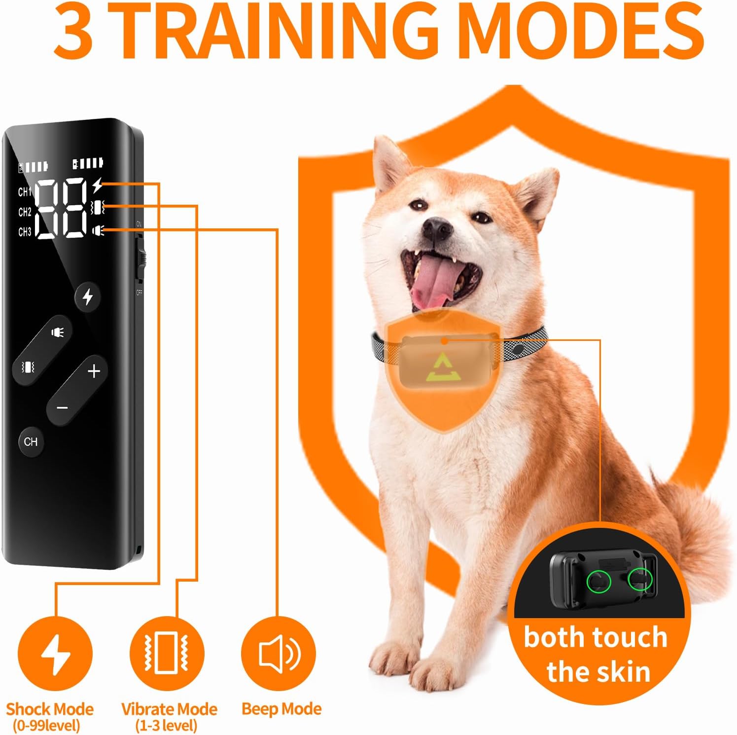 Collar de entrenamiento para perros grandes
