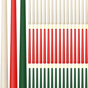 Funtery 48 velas LED sin llama, velas falsas que funcionan con pilas, velas a granel de 11 pulgadas, velas LED altas para Navidad, día de San Funtery 48 velas LED sin llama, velas falsas que funcionan con pilas, velas a granel de 11 pulgadas, velas LED altas para Navidad, día de San