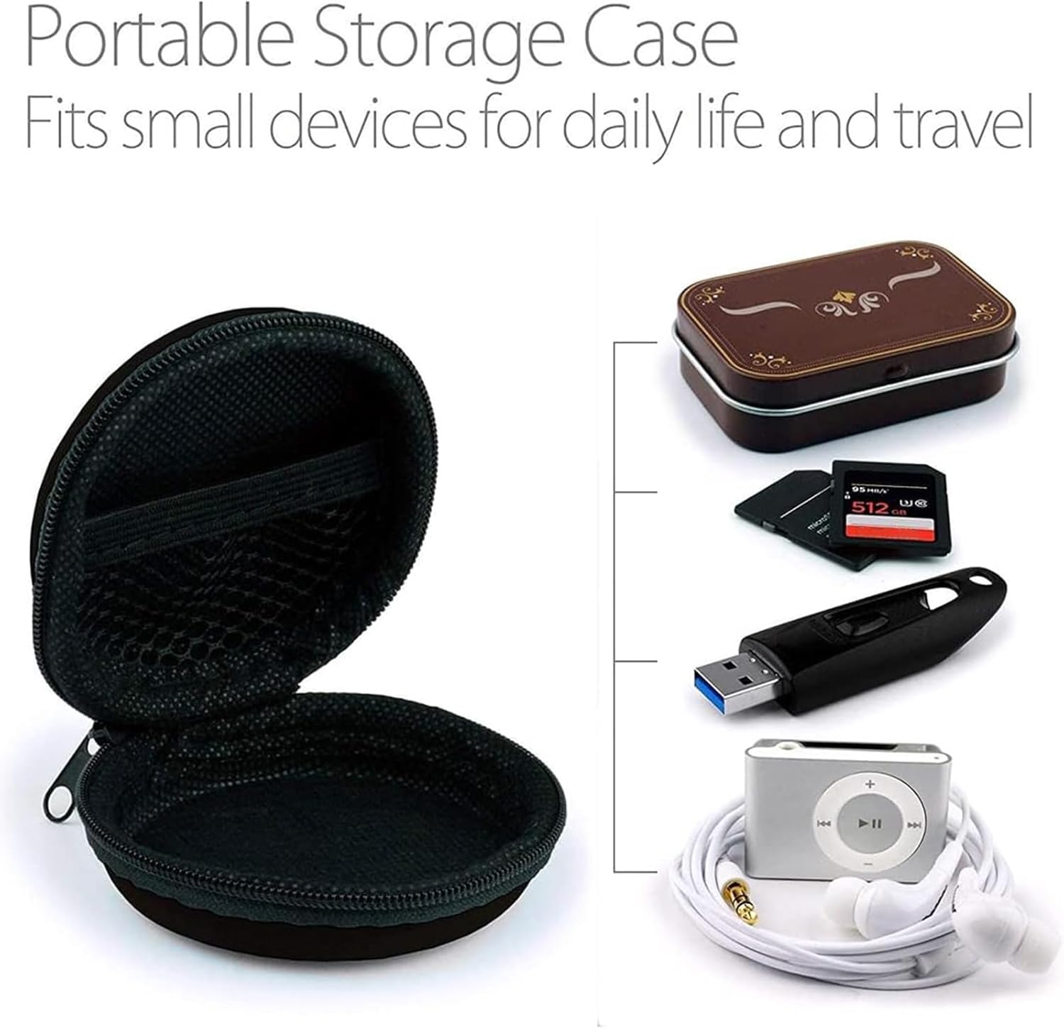 Estuche para auriculares.