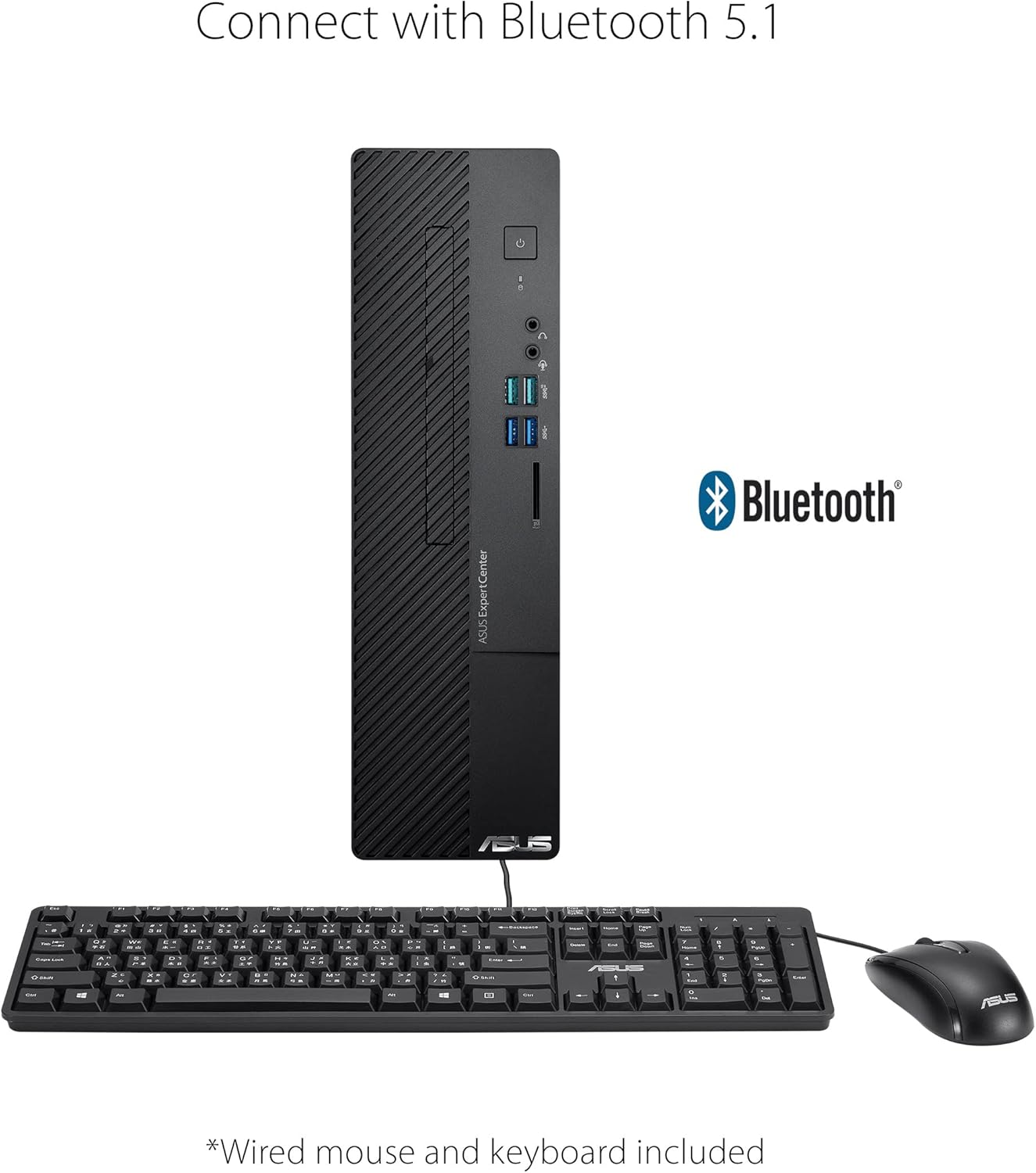 ASUS ExpertCenter D500SC – PC de escritorio con factor de forma pequeño, Intel Core i5-11400, 8 GB de RAM DDR4, 256 GB PCIe SSD, TPM, Windows 10